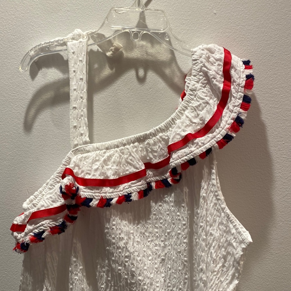 Bonnie Jean White Sundress Size 18 1/2